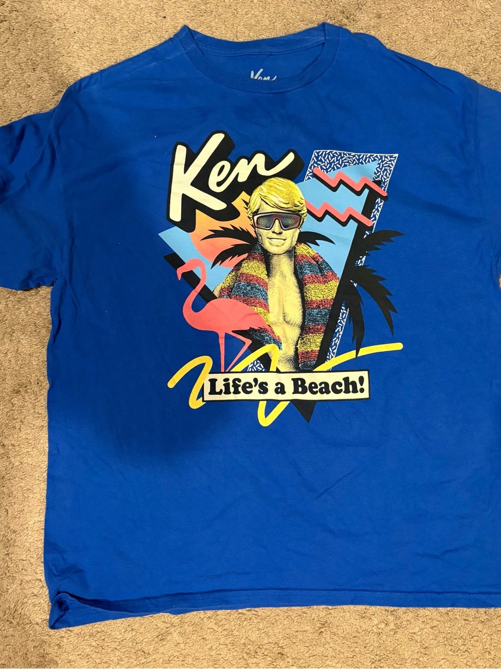 Ken "Life's a Beach" Graphic Tee - Royal Blue